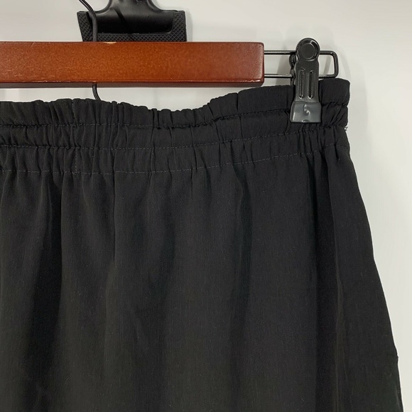 Express Black Drawstring Mini Skirt - Picture 8 of 9